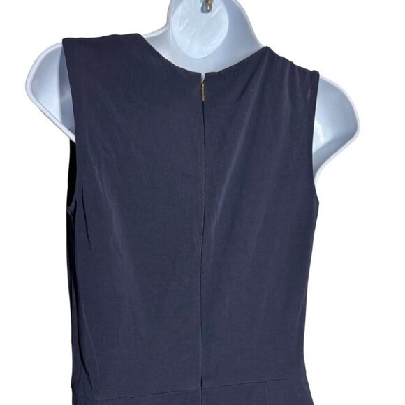 Tory Burch Dress Navy Blue size XS v-neck sleeveless jersey drres - Picture 5 of 9